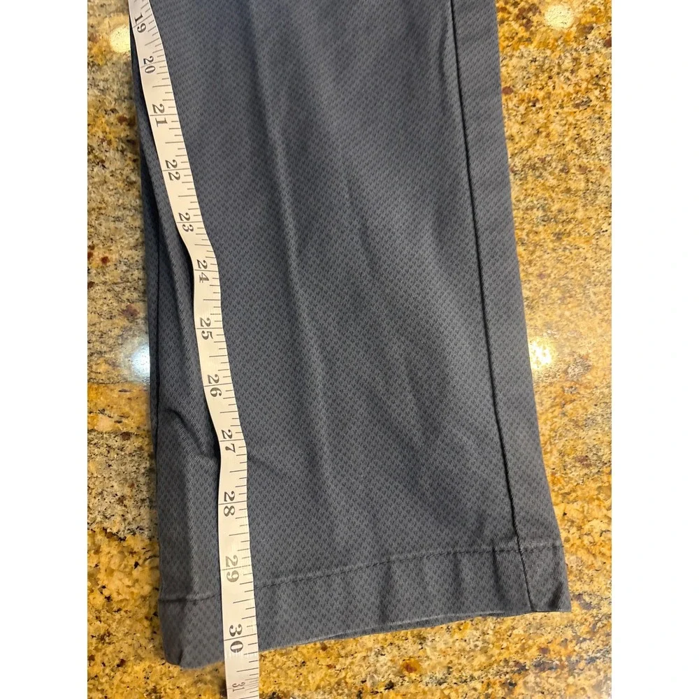 Banana Republic Fulton Skinny Chino Pants Mens 34x30 Grey Textured Stretch Work